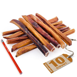 ValueBull USA Bully Sticks, Jumbo 12 Inch, 10 Count