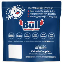 ValueBull Bully Sticks for Dogs, Varied Shapes, Super Jumbo 4-6 Inch, 100 Count BULK PACK