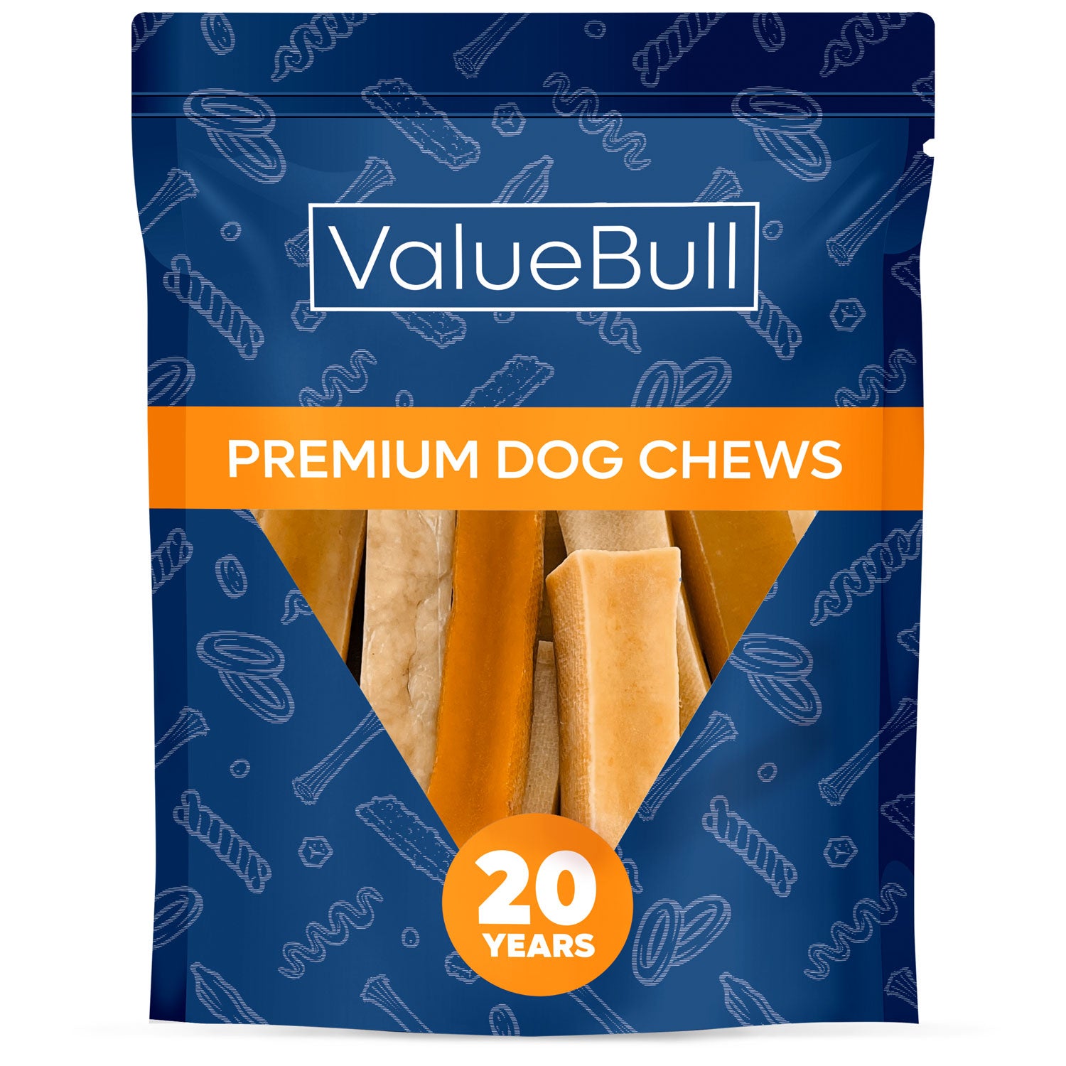 ValueBull Himalayan Yak Cheese Dog Chews, Medium, 10 ct