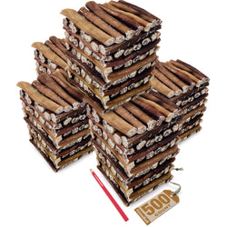 ValueBull USA Bully Sticks, Super Jumbo 6 Inch, 400 Count WHOLESALE PACK