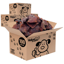 ValueBull USA Collagen Chips, Beef Dog Chews, Smoked, 400 Count WHOLESALE PACK