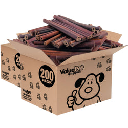 ValueBull USA Collagen Sticks, Premium Beef Dog Chews, Jumbo 12 Inch, 400 Count WHOLESALE PACK