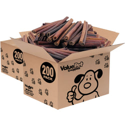 ValueBull Collagen Sticks, Beef Dog Chews, Jumbo 12 Inch, 400 Count WHOLESALE PACK