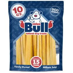 ValueBull USA Pig Skin Retriever Rolls, 12 Inch, Smoked, 10 Count