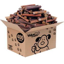 ValueBull Collagen Sticks, Beef Dog Chews, Super Jumbo 6 Inch, 400 Count WHOLESALE PACK