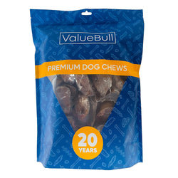 ValueBull Stuffed Beef Hooves Dog Chews, Peanut Butter, 25 Count