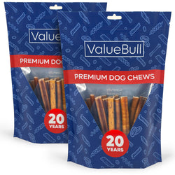 ValueBull Bully Sticks for Dogs, Medium 6 Inch, 50 Count