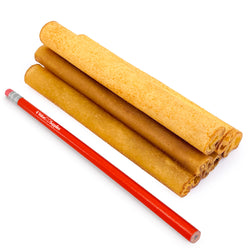 ValueBull USA Collagen Sticks for Dogs, Lightly Smoked, 6 Inch Thick Chews, 200 Count Bulk Pack