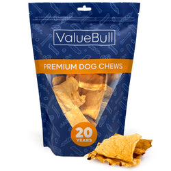 ValueBull USA Rawhide Chips, Natural Chicken Flavor, 1 Pound