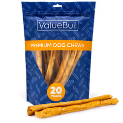 ValueBull USA Retriever Rolls for Small Dogs, Premium Rawhide, Thin 10 Inch, Natural Chicken Flavor, 10 Count