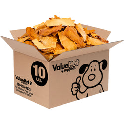 ValueBull USA Collagen Chips, Beef Dog Chews, Natural Chicken Flavor, 10 Pound BULK PACK