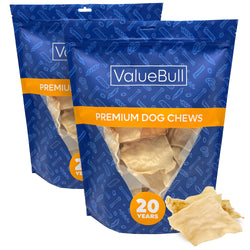 ValueBull USA Collagen Chips, Beef Dog Chews, 100 Count