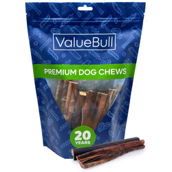 ValueBull Collagen Sticks Beef Dog Chews, Varied Shapes & Sizes, 1 Pound