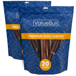 ValueBull USA Bully Sticks for Dogs, 12 Inch, 2 Pounds