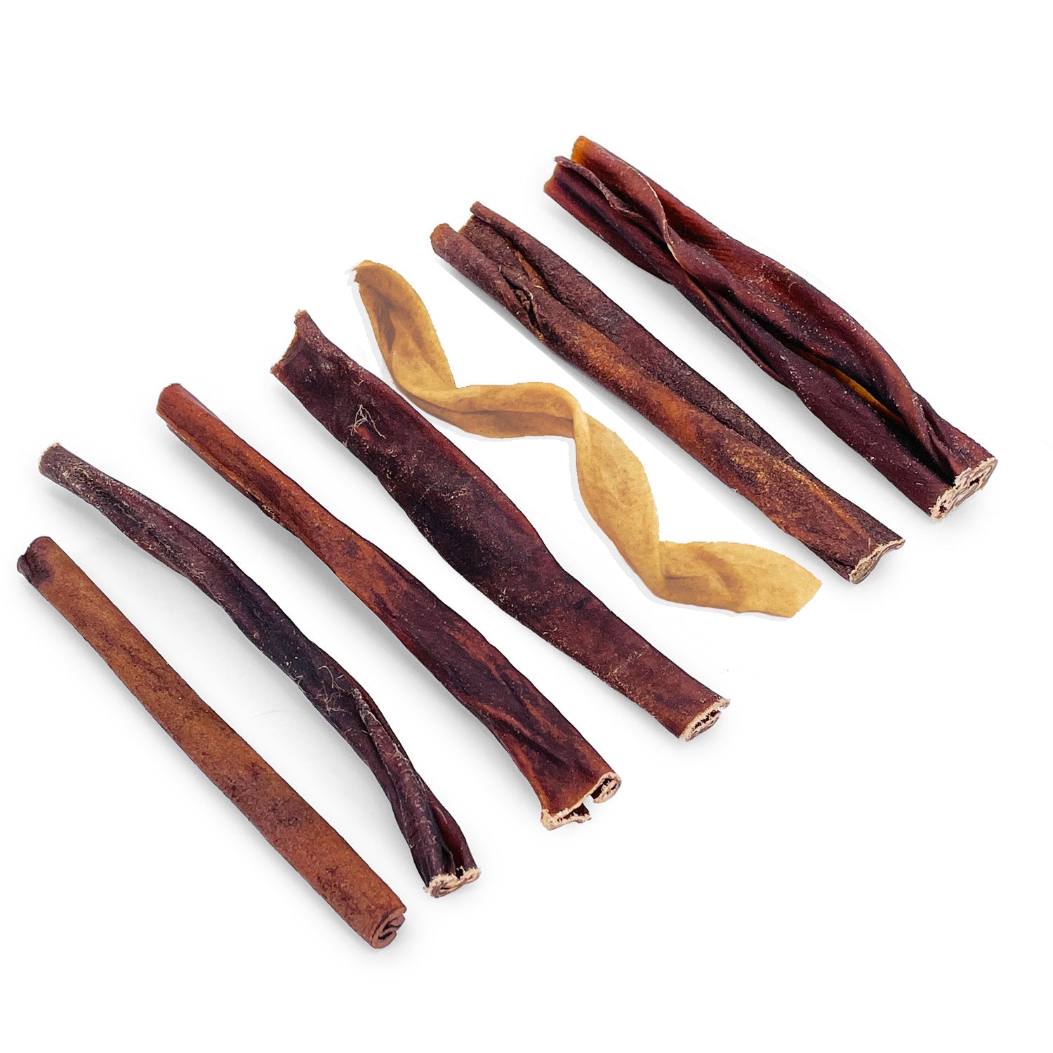 ValueBull Collagen Sticks For Dogs, Bully Sticks & Rawhide Alternative, Varied Shapes & Sizes, 1 Pound