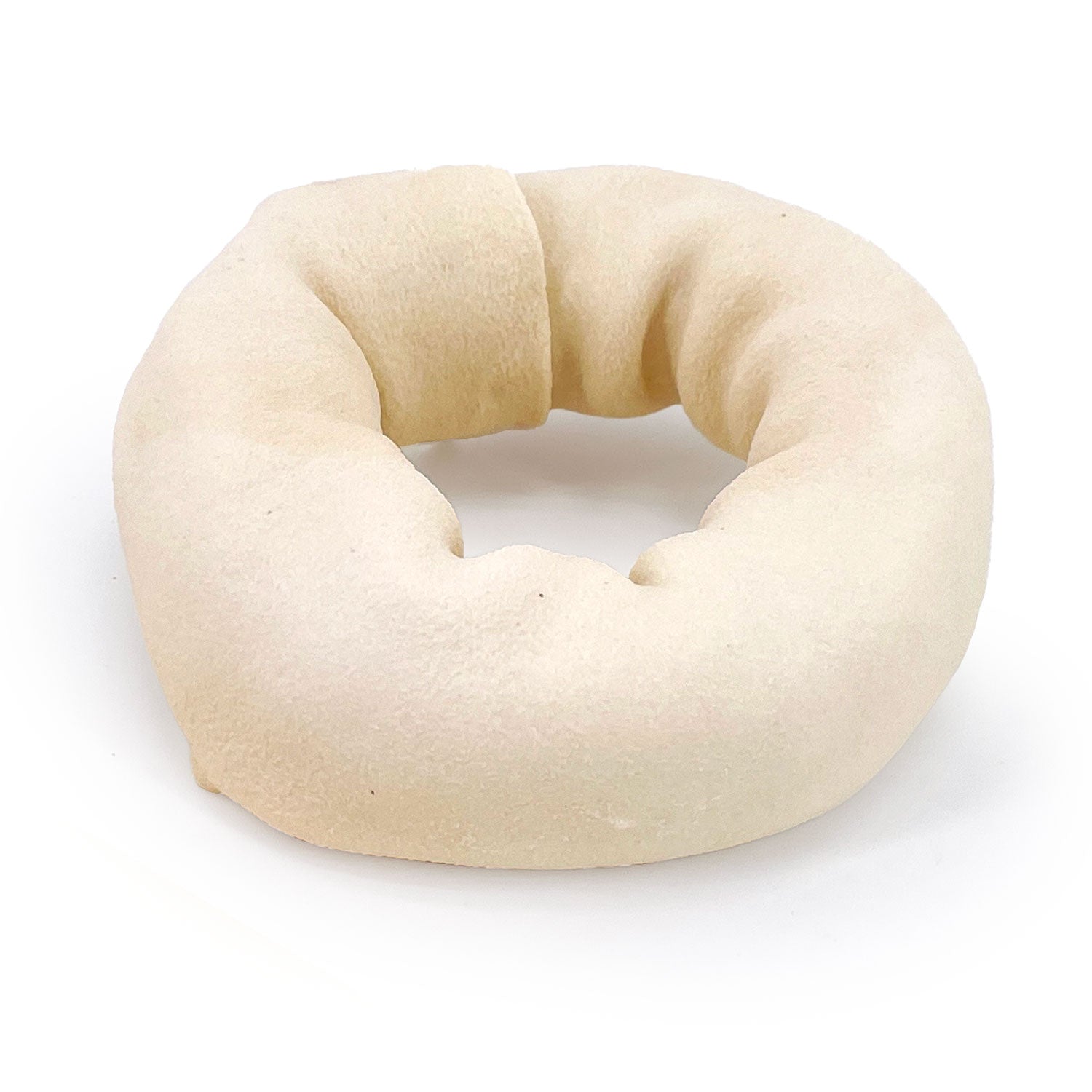 ValueBull USA Beef Rawhide Donut Rings, Premium Thick Cut, 100 Count Bulk Pack - Donut - 100 Rings