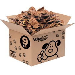 ValueBull New Zealand Lamb Lung Dog Chews, Sliced, 9 Pounds Bulk Pack - Lung - 9 Pound