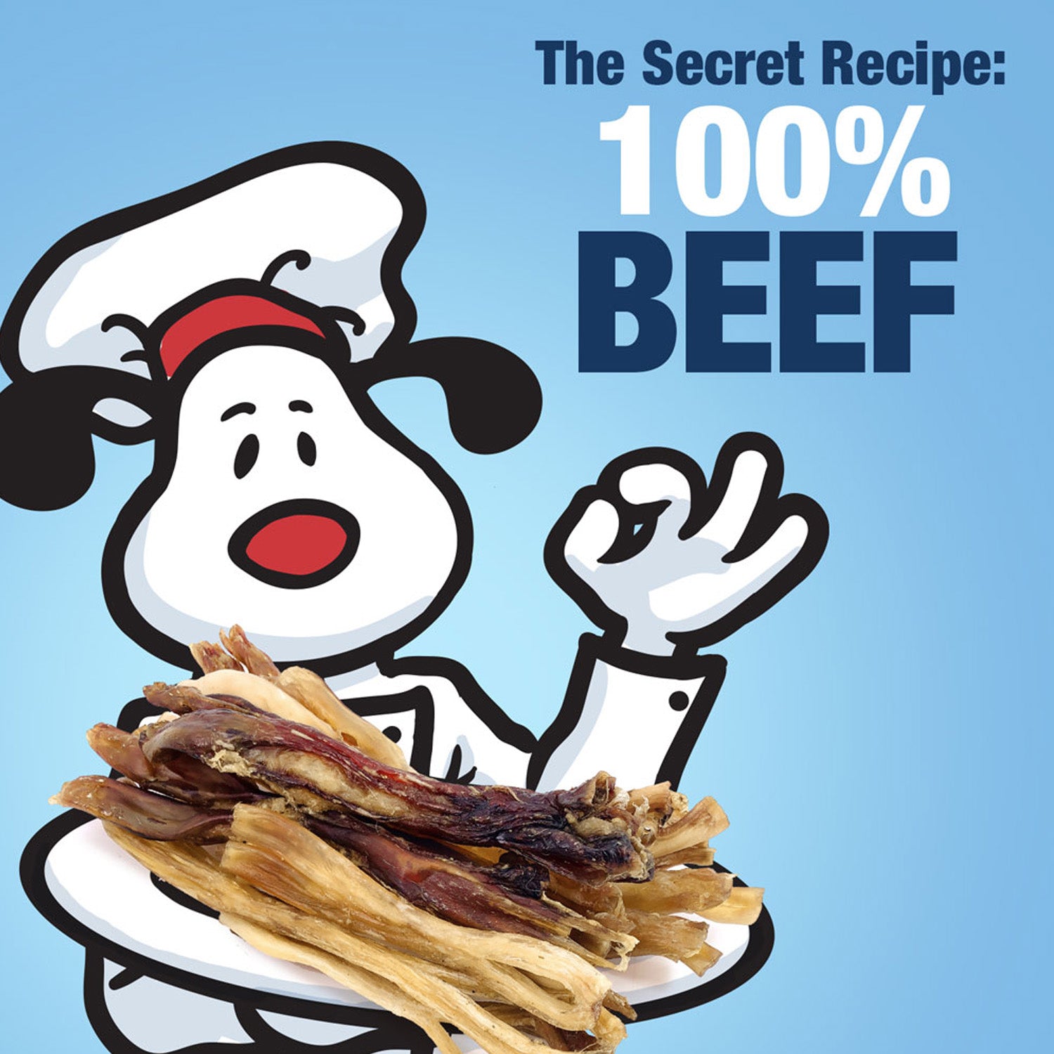 ValueBull Beef Tendons For Dogs, Varied Shapes, 40 Pound Wholesale Pack