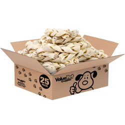 ValueBull USA Beef Rawhide Triple Braided Sticks, Premium Thick Cut, 6 Inch, 25 Count Bulk Pack - Thick - 25 Braids