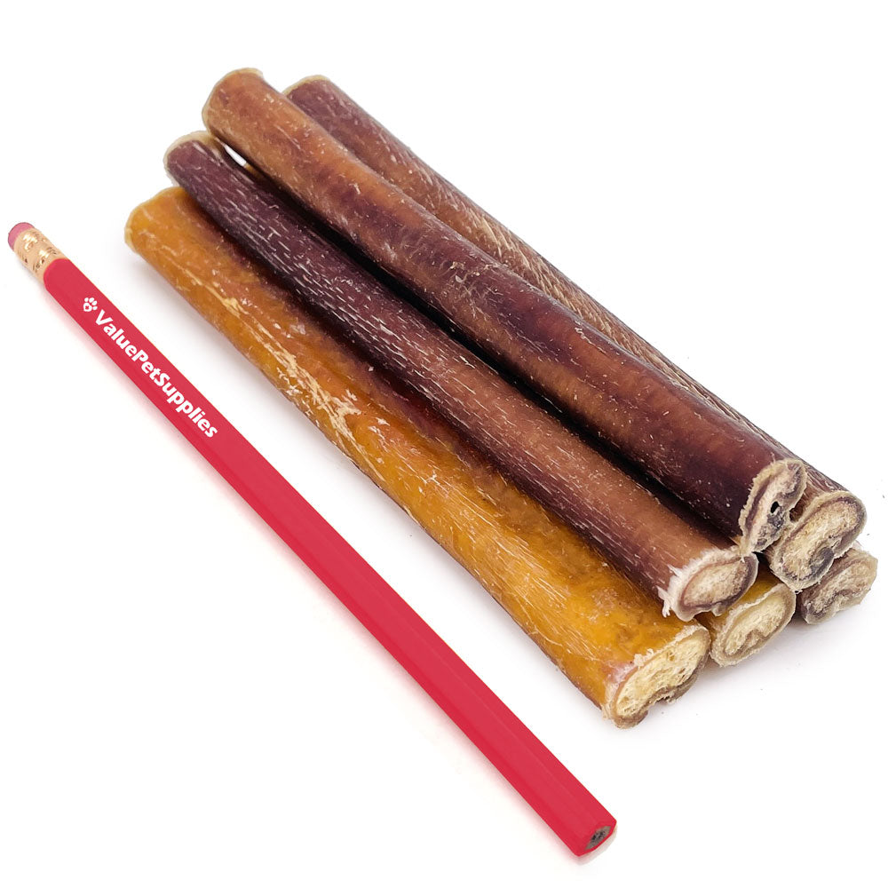 ValueBull Bully Sticks for Large Dogs, Thick 6 Inch, 400 Count RESALE PACKS (80 x 5 Count)