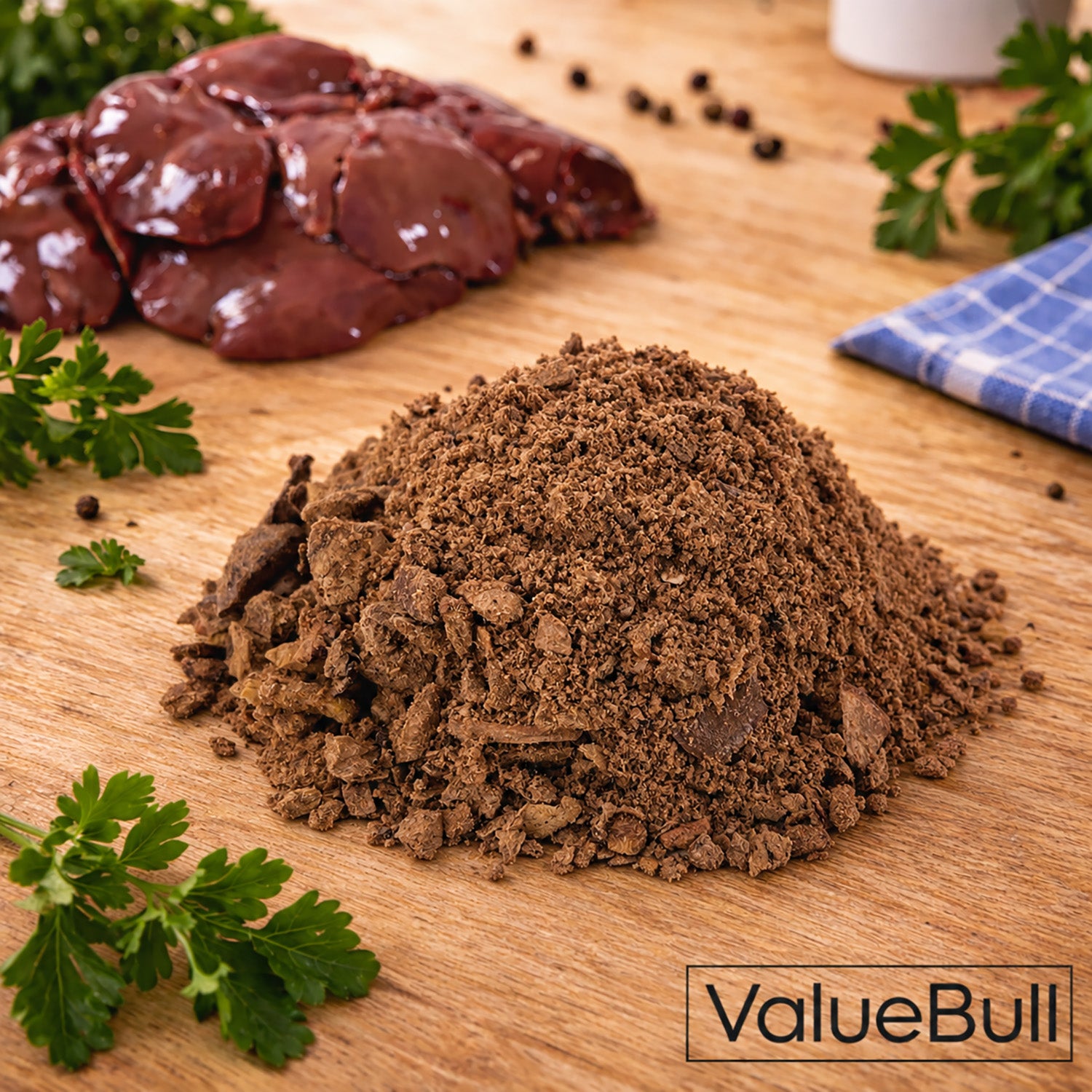 ValueBull USA Freeze Dried Chicken Liver Food Topper for Dogs & Cats, 4 Pound - 4
