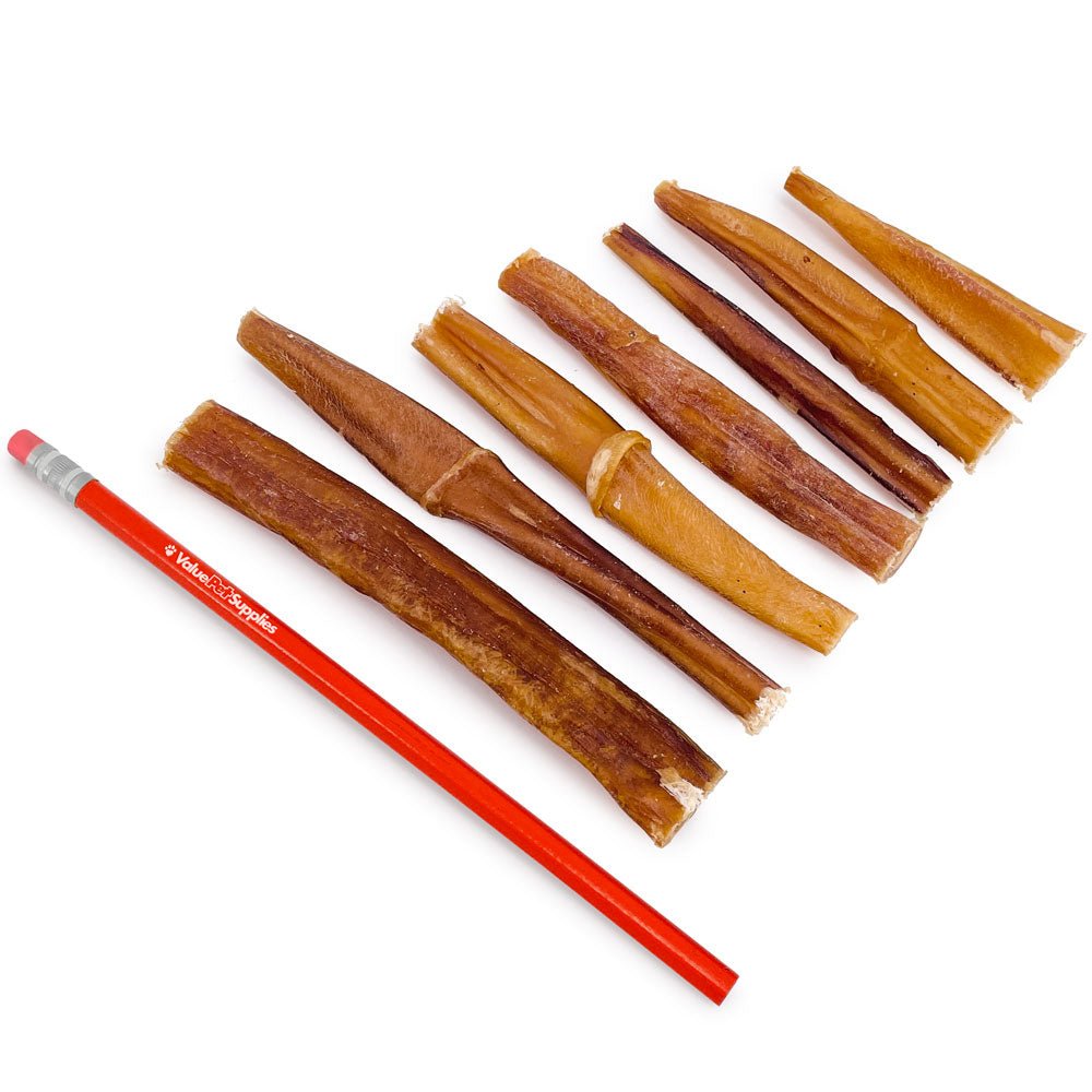 ValueBull Bully Sticks Dog Chews, 3-5 Inch, 1 Pound - Shorties - 1 Pound