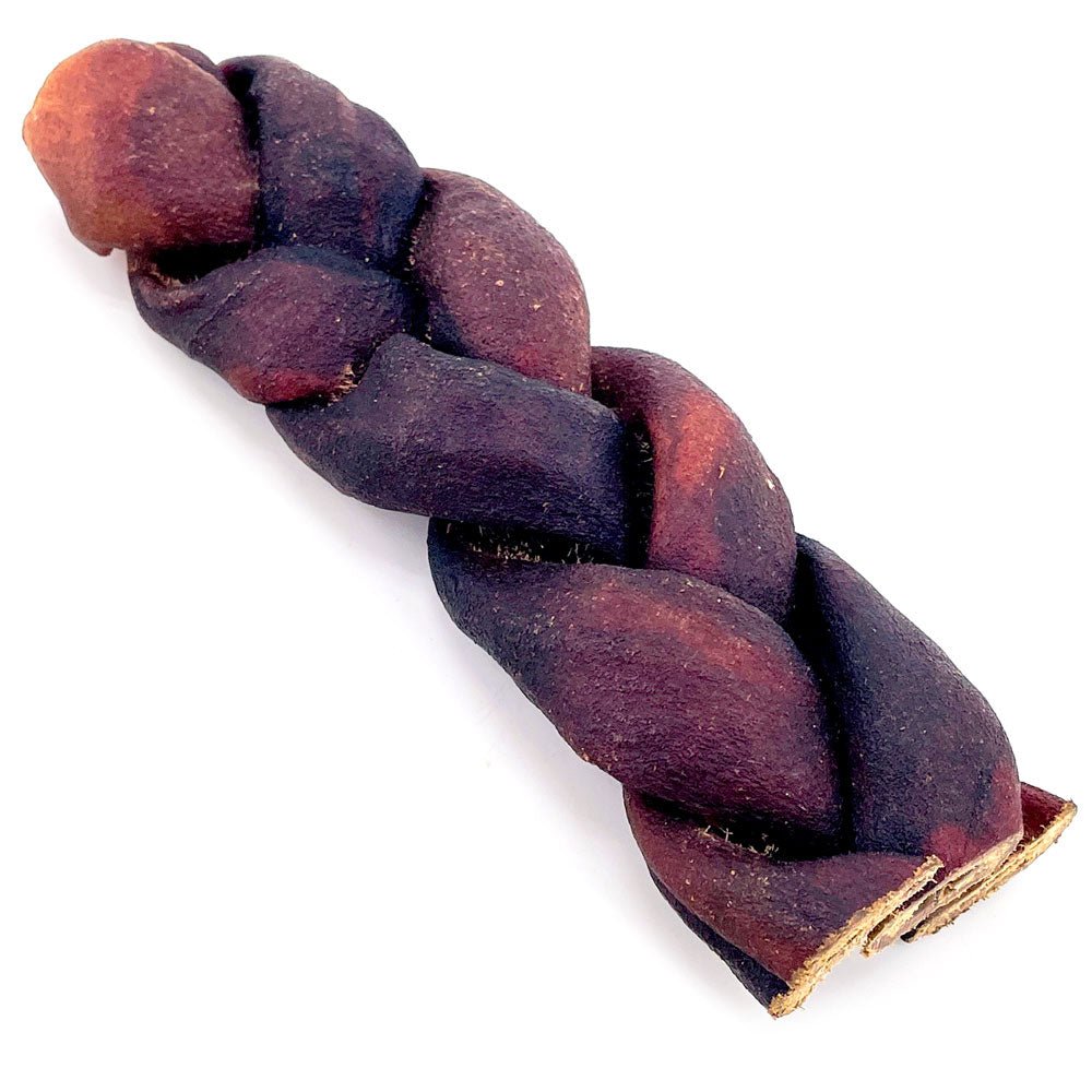 ValueBull USA Collagen Braid Beef Large Dog Chews, Jumbo 6 Inch 25 Count Bulk - ValuePetSupplies