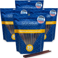ValueBull USA Beef Collagen Sticks for Dogs, 12 Inch Medium Chew, 100 Count