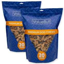 ValueBull USA Dehydrated Chicken Feet for Dogs, 200 Count Wholesale Pack - ValuePetSupplies