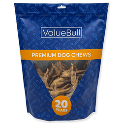 USA Dehydrated Chicken Feet for Dogs, 50 Count - ValuePetSupplies