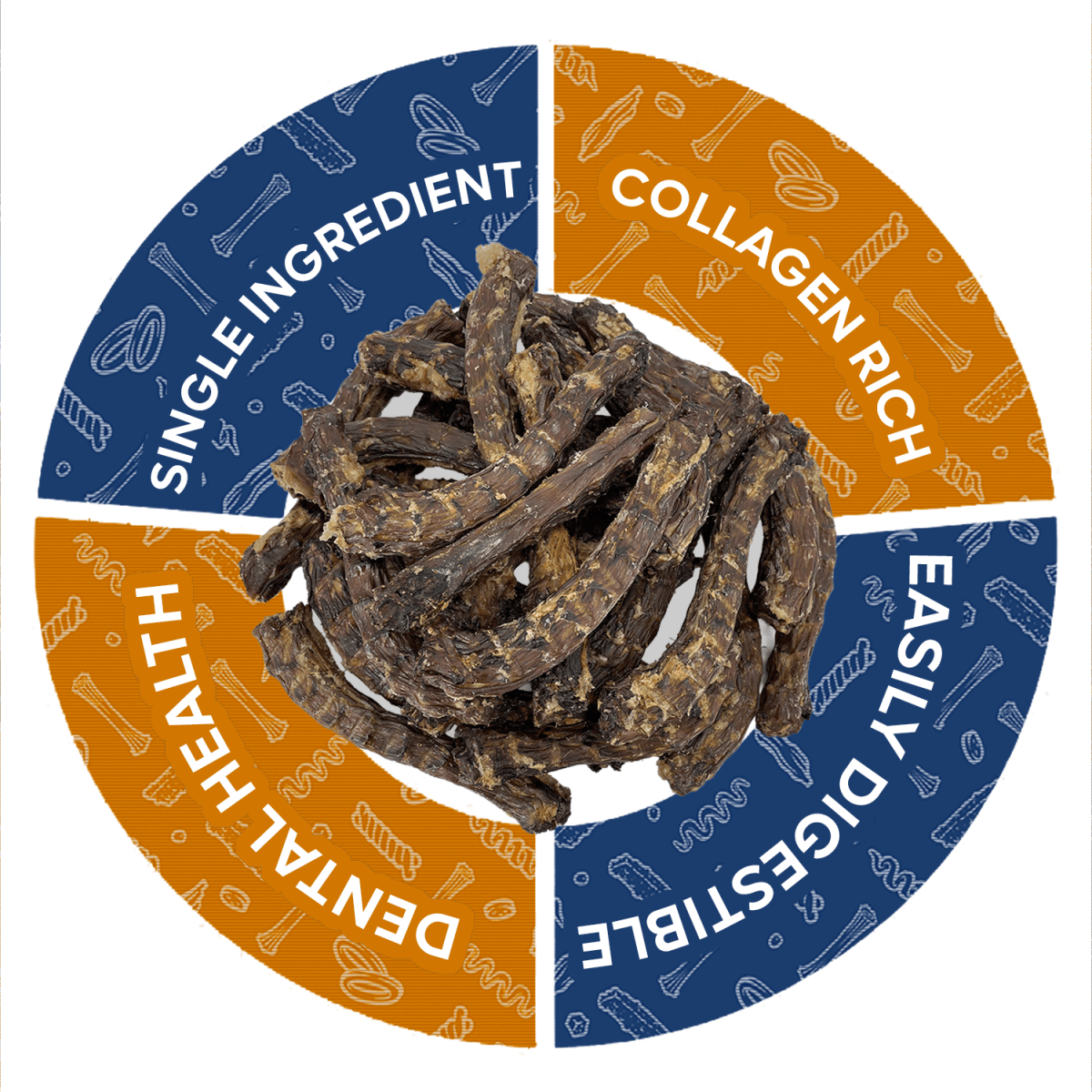 USA Dehydrated Duck Necks for Dogs, 10 Count - ValuePetSupplies