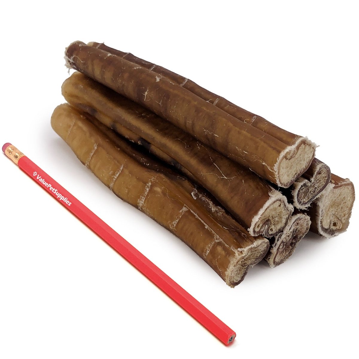 ValueBull USA Bully Sticks, Super Jumbo 6 Inch, 10 Count - ValuePetSupplies