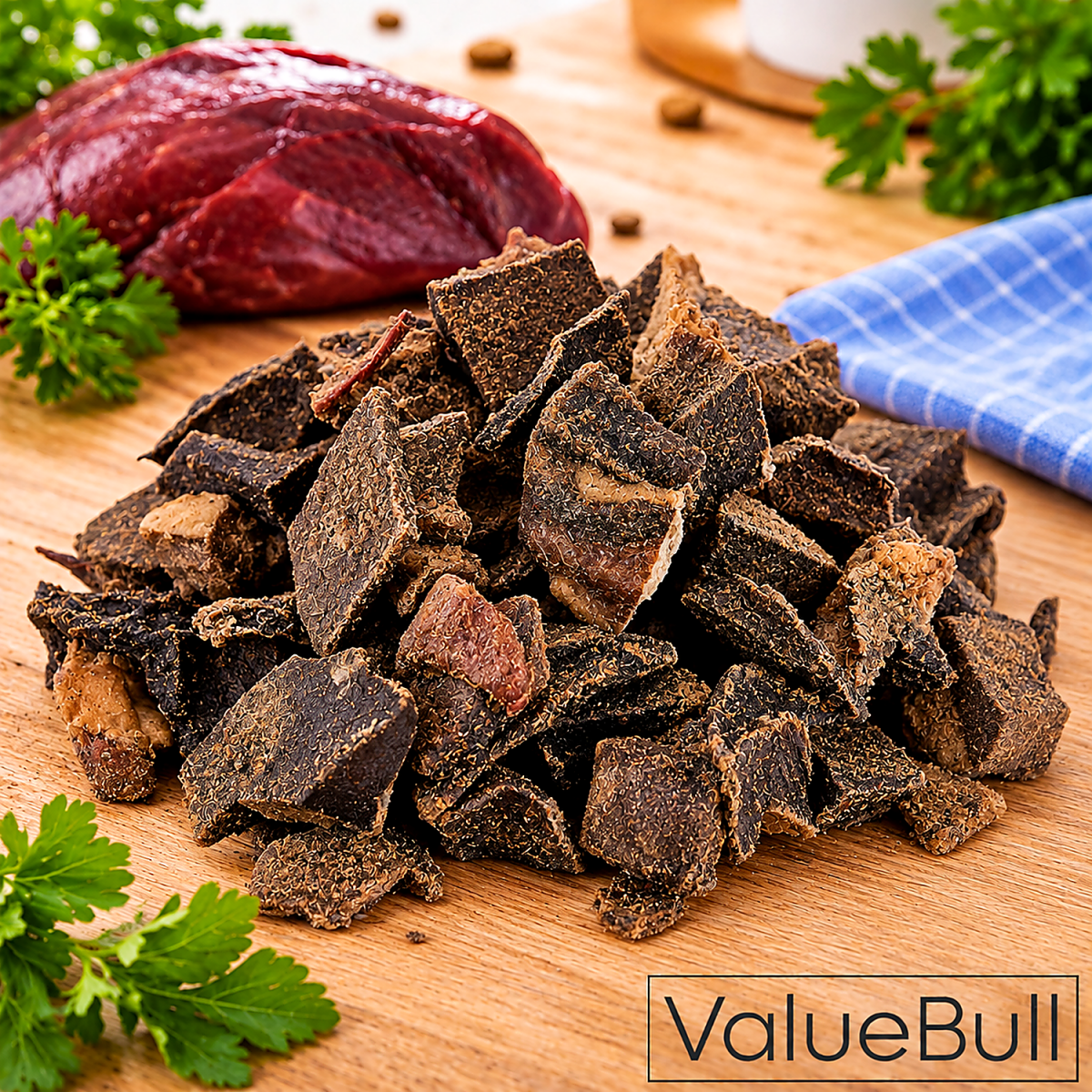 ValueBull Beef Heart Cubes for Dogs, 2 Pound - ValuePetSupplies