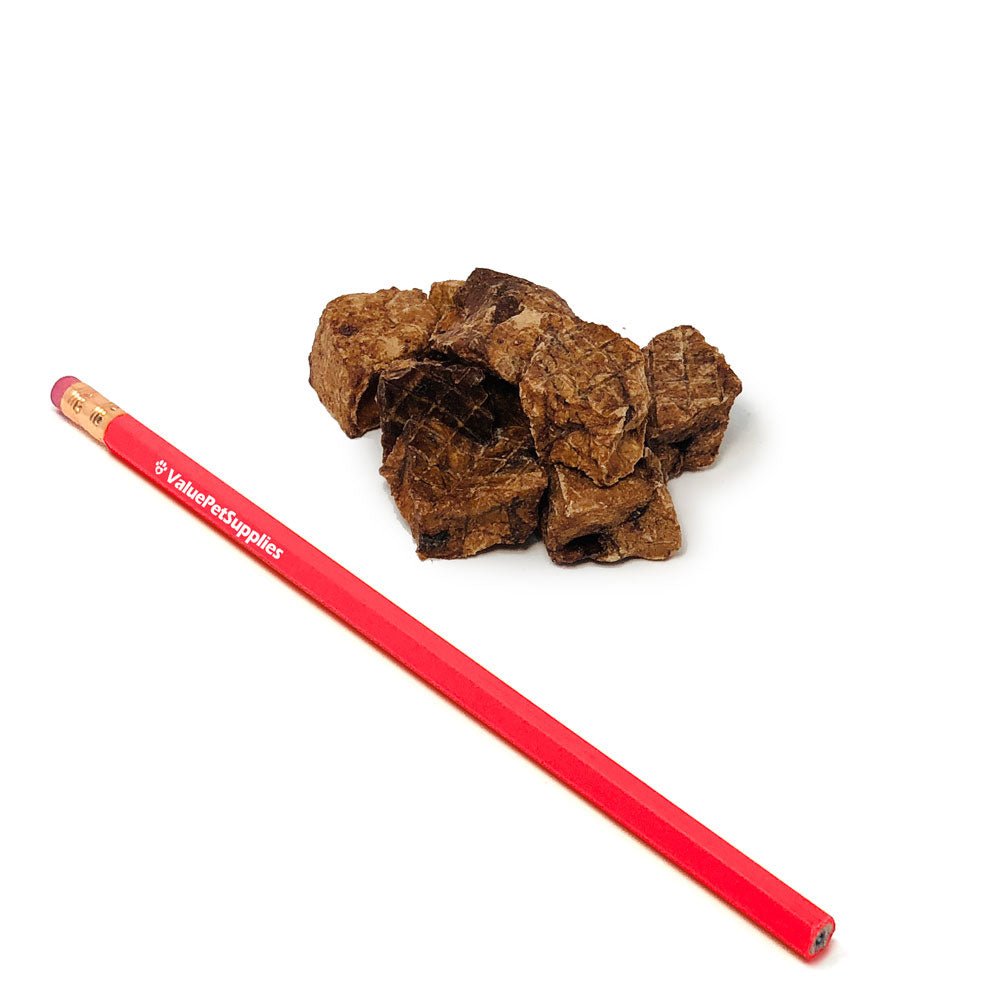 ValueBull Premium Beef Lung Cubes, 1 Pound - 1