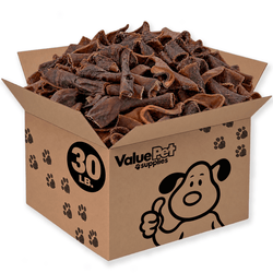 ValueBull Camel Skin Slices for Dogs, 30 Pound Wholesale Pack - ValuePetSupplies