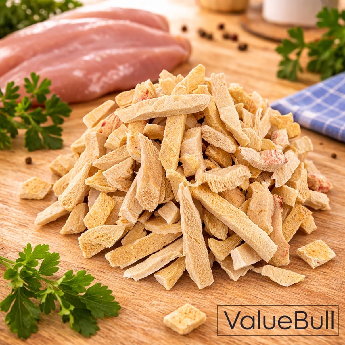 ValueBull USA Freeze Dried Chicken Breast, 2 Pound - 2