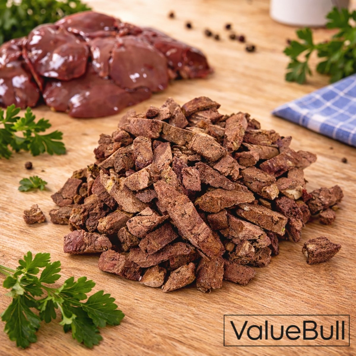 ValueBull USA Freeze Dried Chicken Liver, 1 Pound - 1