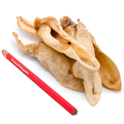 ValueBull Lamb Ears Dog Chews, Varied Shapes, Sizes & Colors, 480 ct Bulk Pack - ValuePetSupplies