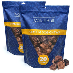 ValueBull Premium Lamb Lung Cubes, 4 Pounds - Cubes - 4 Pound