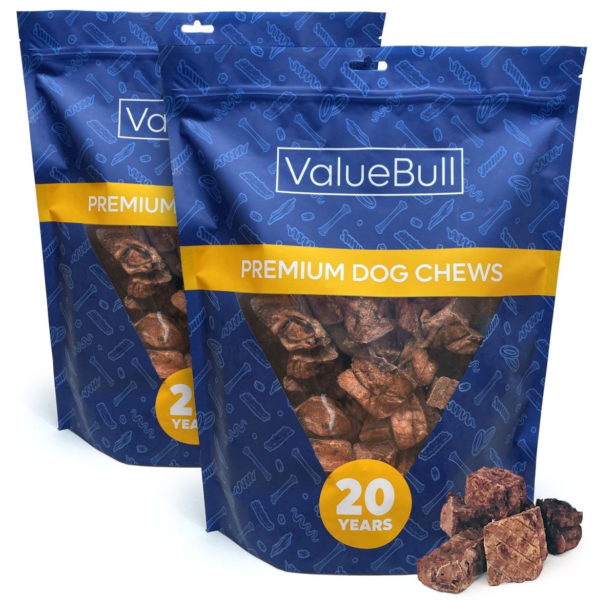 ValueBull Premium Lamb Lung Cubes, 4 Pounds - ValuePetSupplies