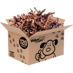 ValueBull Pizzle Twists, Premium Lamb, 120 Count Bulk Pack - Lamb - 120 Pizzles
