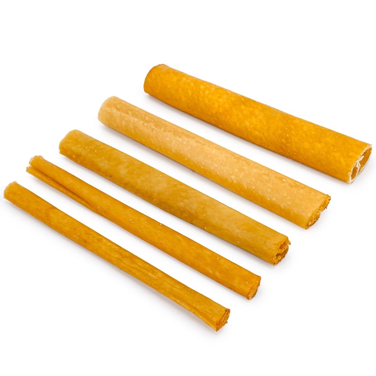 ValueBull USA Pig Skin Retriever Rolls, 6 Inch, Smoked, 50 Count BULK PACK - ValuePetSupplies