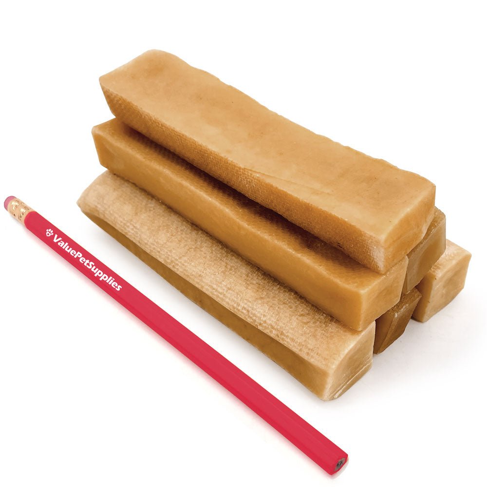 ValueBull Himalayan Yak Cheese Dog Chews, Medium, 40 Pound RESALE PACKS (5 bars per bag) - ValuePetSupplies