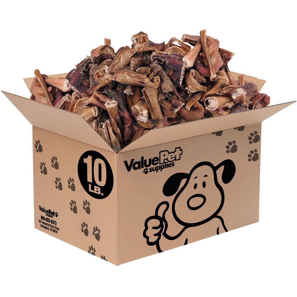 ValueBull Bully Stick Bits for Small Dogs, Natural Dog Chews, 10 Pounds Bulk Pack - ValuePetSupplies