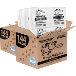 ValueWrap Male Wraps, Disposable Dog Diapers, 1 - Tab Small, 288 Count Bulk Pack - ValuePetSupplies